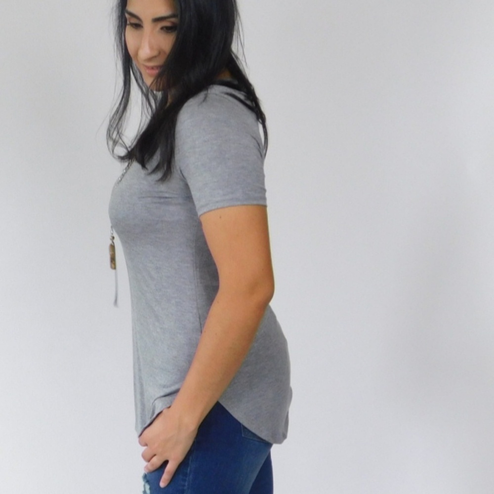 Short Sleeve Solid Tee